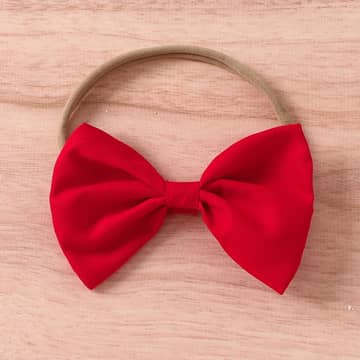 Barboteuse robe cœur manches bouffantes, bandeau et chaussettes rouge, rouge, photo 5