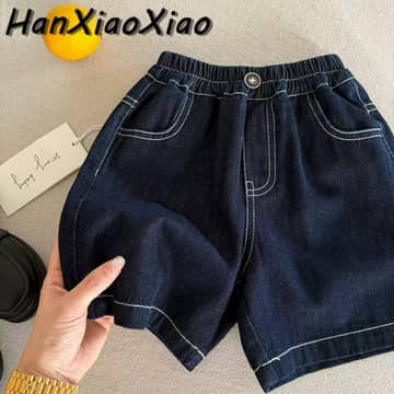 Ensemble jean chemise et short bleu jean, bleu jean, photo 4